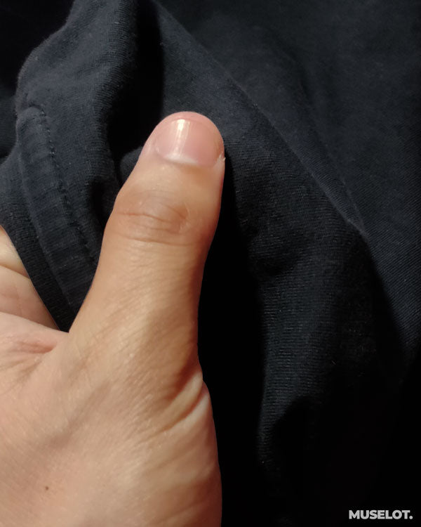 Women's plain cropped t shirts - Black plain crop t shirt - MUSELOT