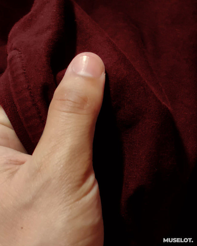 Plain t shirt crop tops for women - Maroon t shirt crop top - MUSELOT