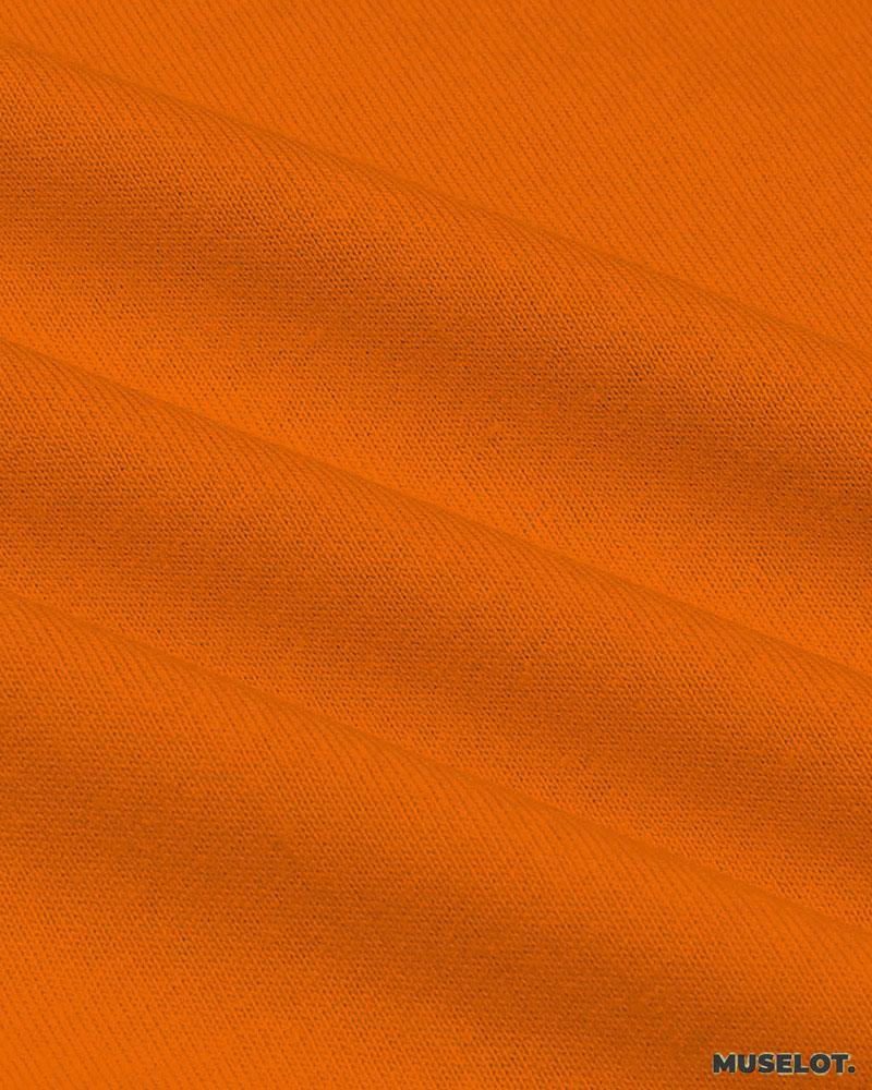 plain t shirts - Plain mens orange t shirt  - MUSELOT