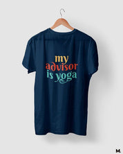 printed t shirts - My advisor is yoga  - MUSELOT