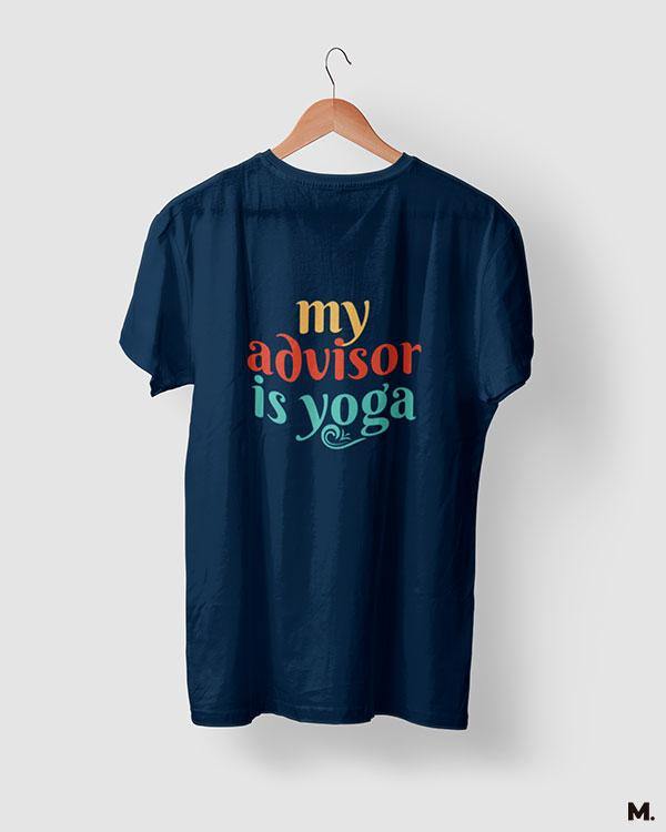 printed t shirts - My advisor is yoga  - MUSELOT