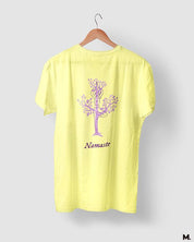printed t shirts - Namaste yoga  - MUSELOT