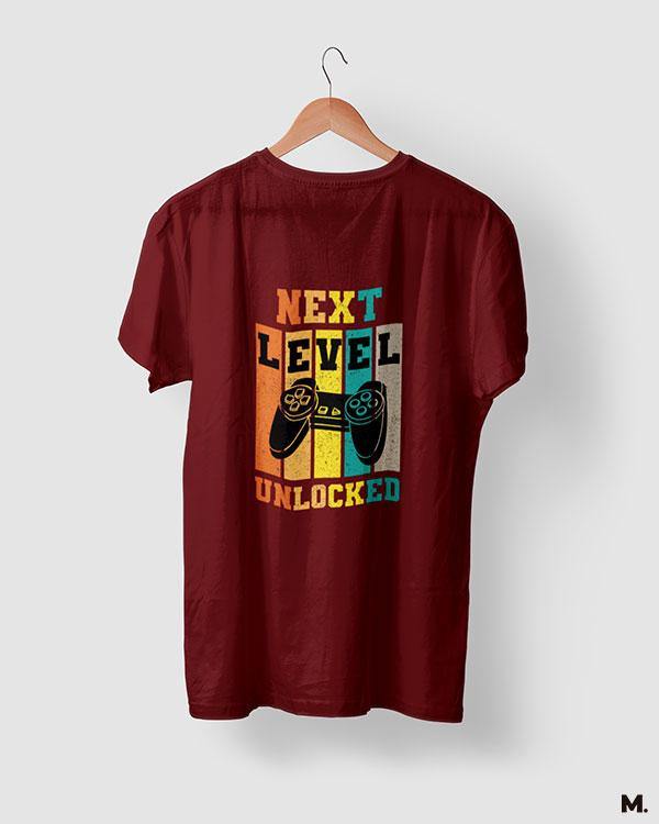 printed t shirts - Next level unlocked  - MUSELOT