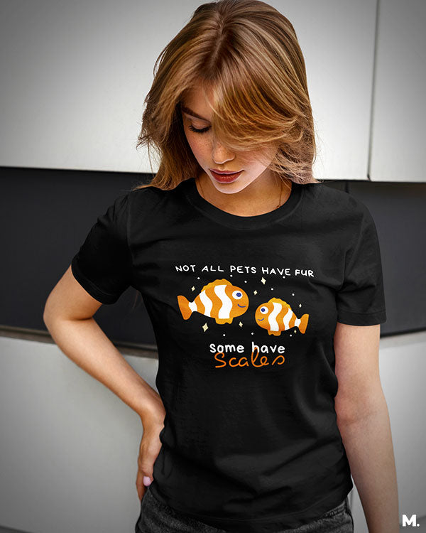 Black printed t shirts for men and women who do fishkeeping or are aquarists - Muselot