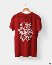 printed t shirts - Good food brings us together  - MUSELOT