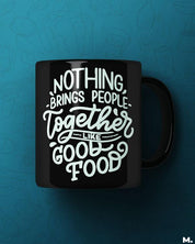 Printed mugs - Good food brings us together  - MUSELOT