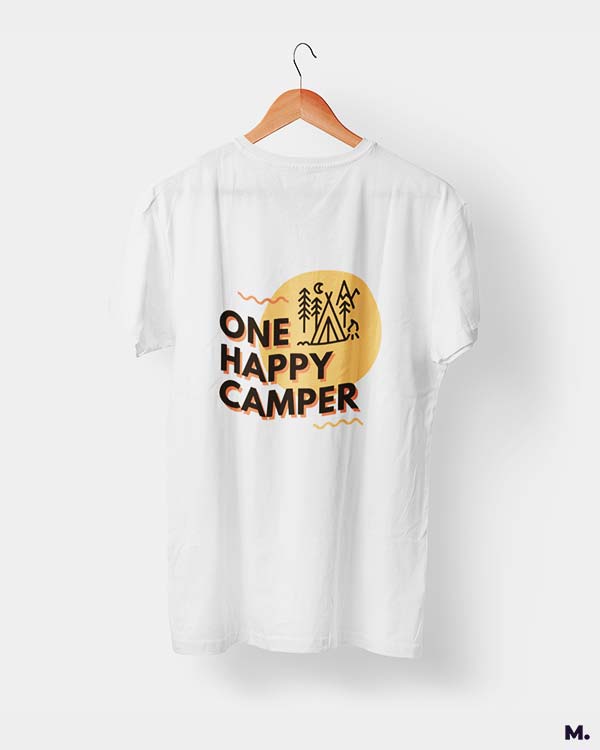 One happy camper printed t shirts