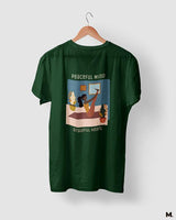 Peaceful mind, grateful heart printed t shirts