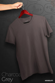 plain t shirts - Plus size t shirts (dark solid colors)  - MUSELOT