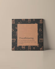 Procaffeinating printed canvas for coffee lovers - Muselot