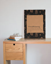 Procaffeinating printed canvas for coffee lovers - Muselot