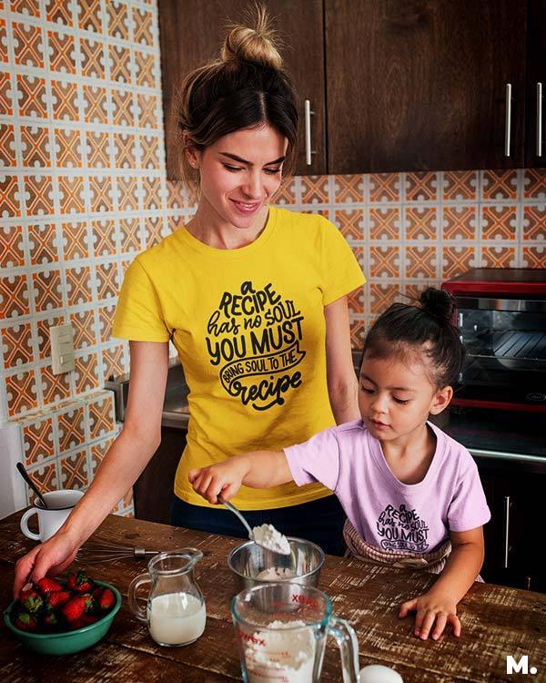 printed t shirts - Bring soul to the recipe  - MUSELOT