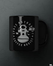 Printed mugs - Space astronaut, coffee addict  - MUSELOT