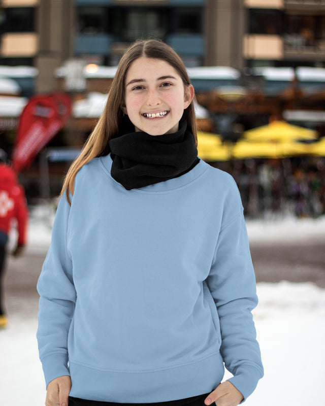 Plain blue sweatshirts for men and women - Muselot