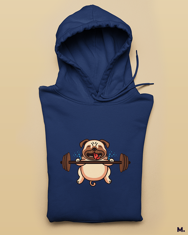 Sweat your guts out printed hoodies