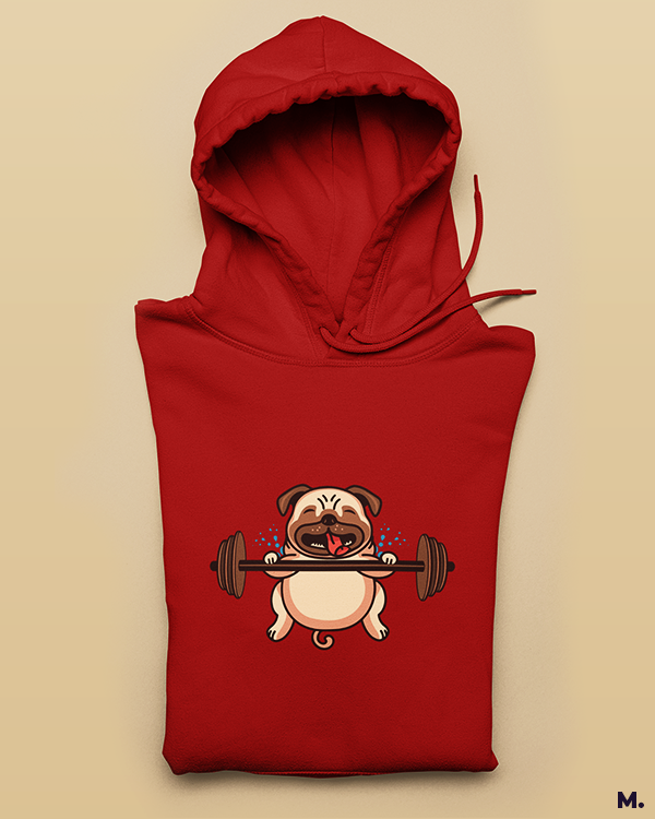 Sweat your guts out printed hoodies