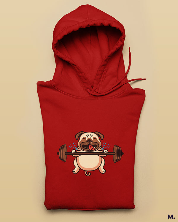 Sweat your guts out printed hoodies