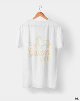 The golden life printed t shirts