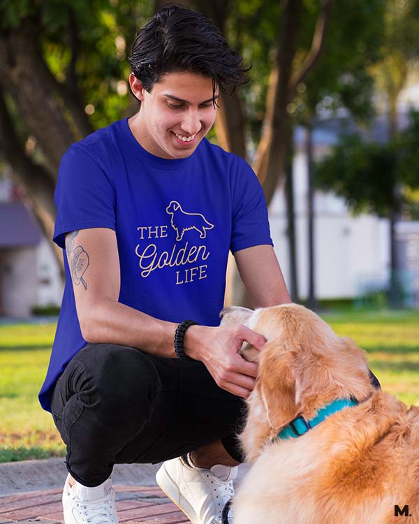 The golden life printed t shirts