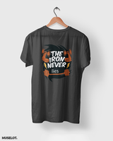 The iron never lies printed t shirts
