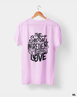 Secret ingredient is love printed t shirts
