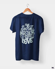Secret ingredient is love printed t shirts