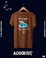 The adaptable aquarius printed t shirts
