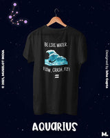 The adaptable aquarius printed t shirts