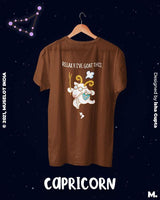 The ambitious capricorns printed t shirts