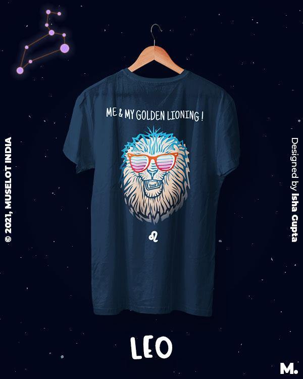 printed t shirts - The brave leo  - MUSELOT