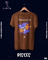 The creative Pisces printed t shirts