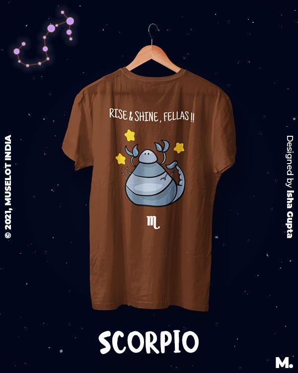 printed t shirts - The dedicated scorpions  - MUSELOT