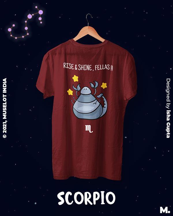 printed t shirts - The dedicated scorpions  - MUSELOT