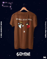 The mysterious gemini printed t shirts
