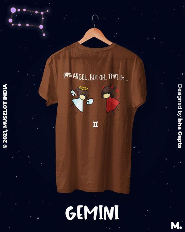 printed t shirts - The mysterious gemini  - MUSELOT