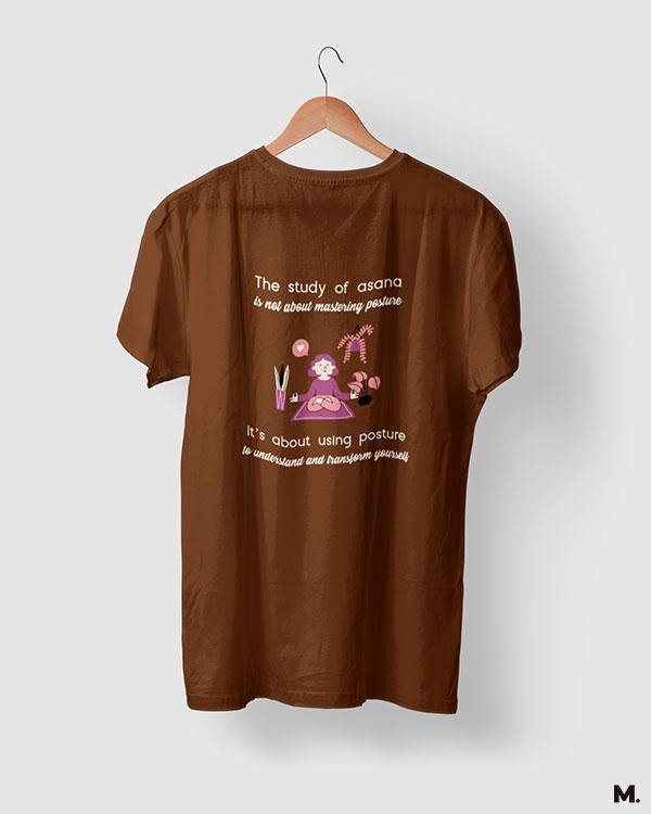printed t shirts - Yoga to transform oneself  - MUSELOT