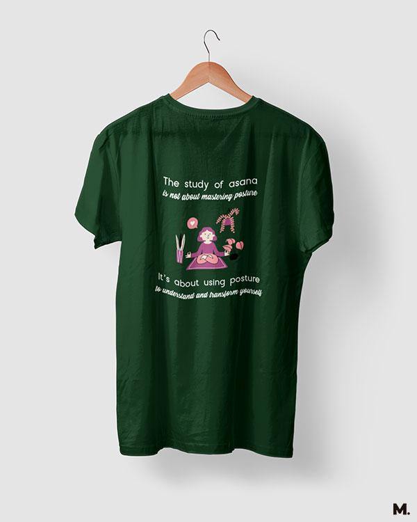 printed t shirts - Yoga to transform oneself  - MUSELOT