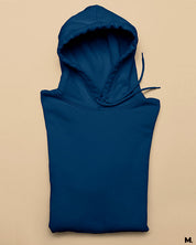 Navy blue plain hoodies online for men and women - Muselot
