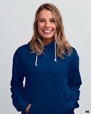 Navy blue plain hoodies online for men and women - Muselot