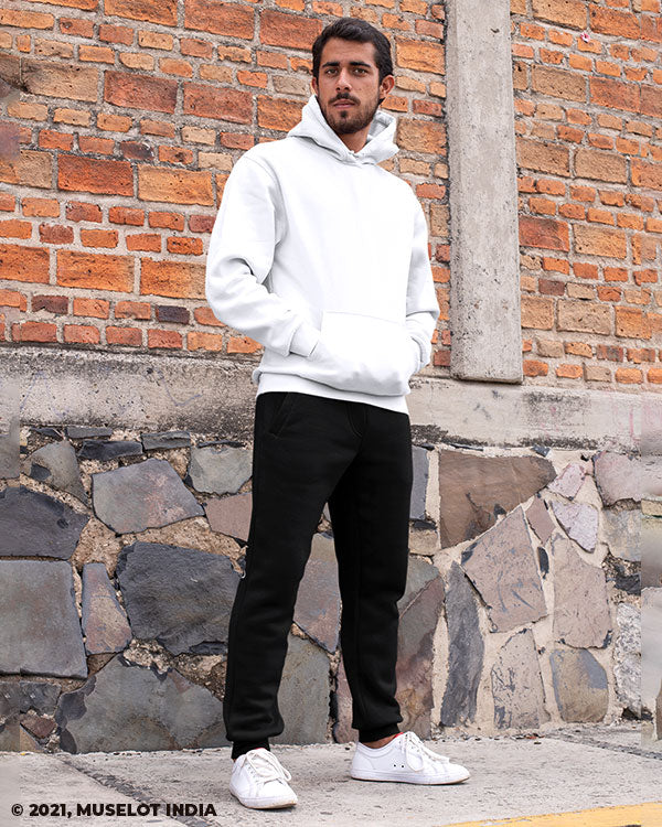 Unisex black joggers online - Muselot