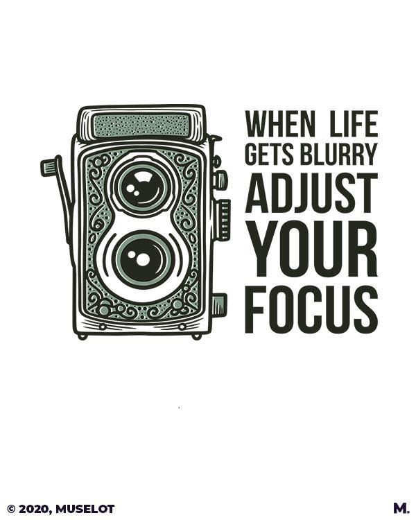 Printed hoodies - Adjust your focus  - MUSELOT