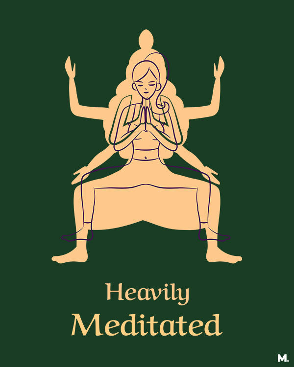 Printed hoodies - Heavily meditated - MUSELOT