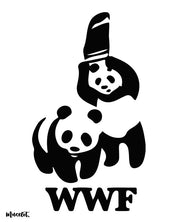 Muselot's WWF panda cool funny printed t shirts 
