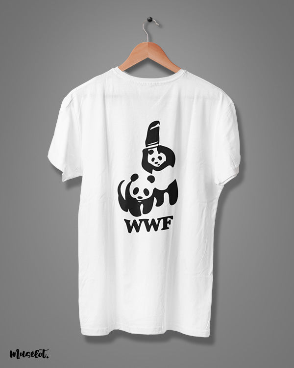 Muselot's WWF panda cool funny printed t shirts 