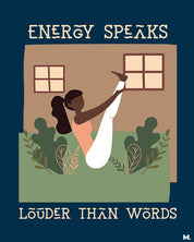 printed t shirts - Energy speaks louder - MUSELOT