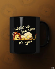 Printed mugs - Wake up the lion in you  - MUSELOT