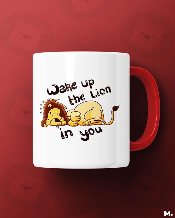 Printed mugs - Wake up the lion in you  - MUSELOT