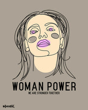 Woman power - we are stronger together modern posters for feminists - Muselot