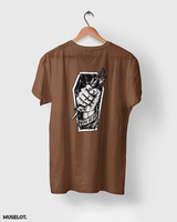 Work or die printed t shirts