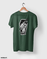 Work or die printed t shirts